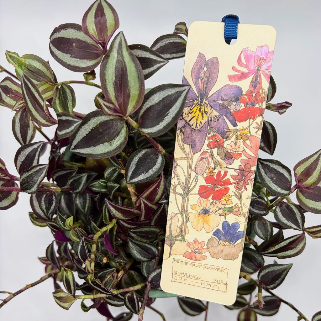 Butterfly Flower Bookmark