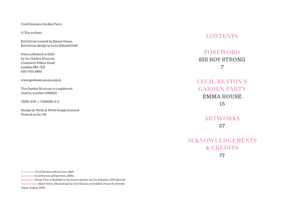 Cecil Beaton's Garden Party Catalogue