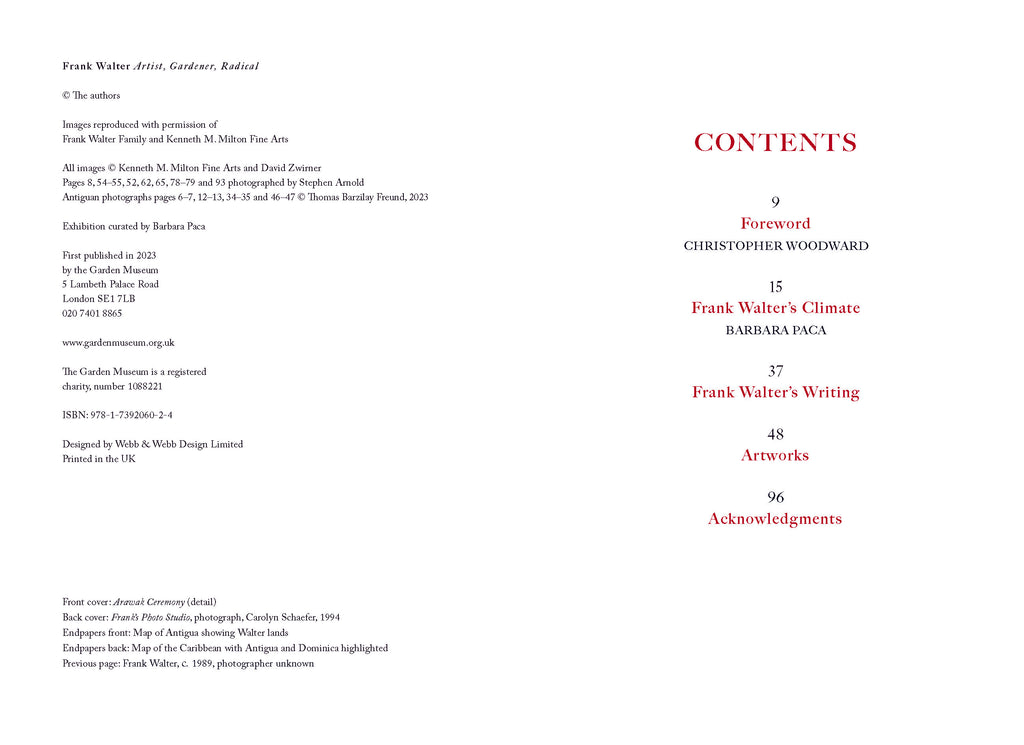 Frank Walter: Artist, Gardener, Radical Catalogue