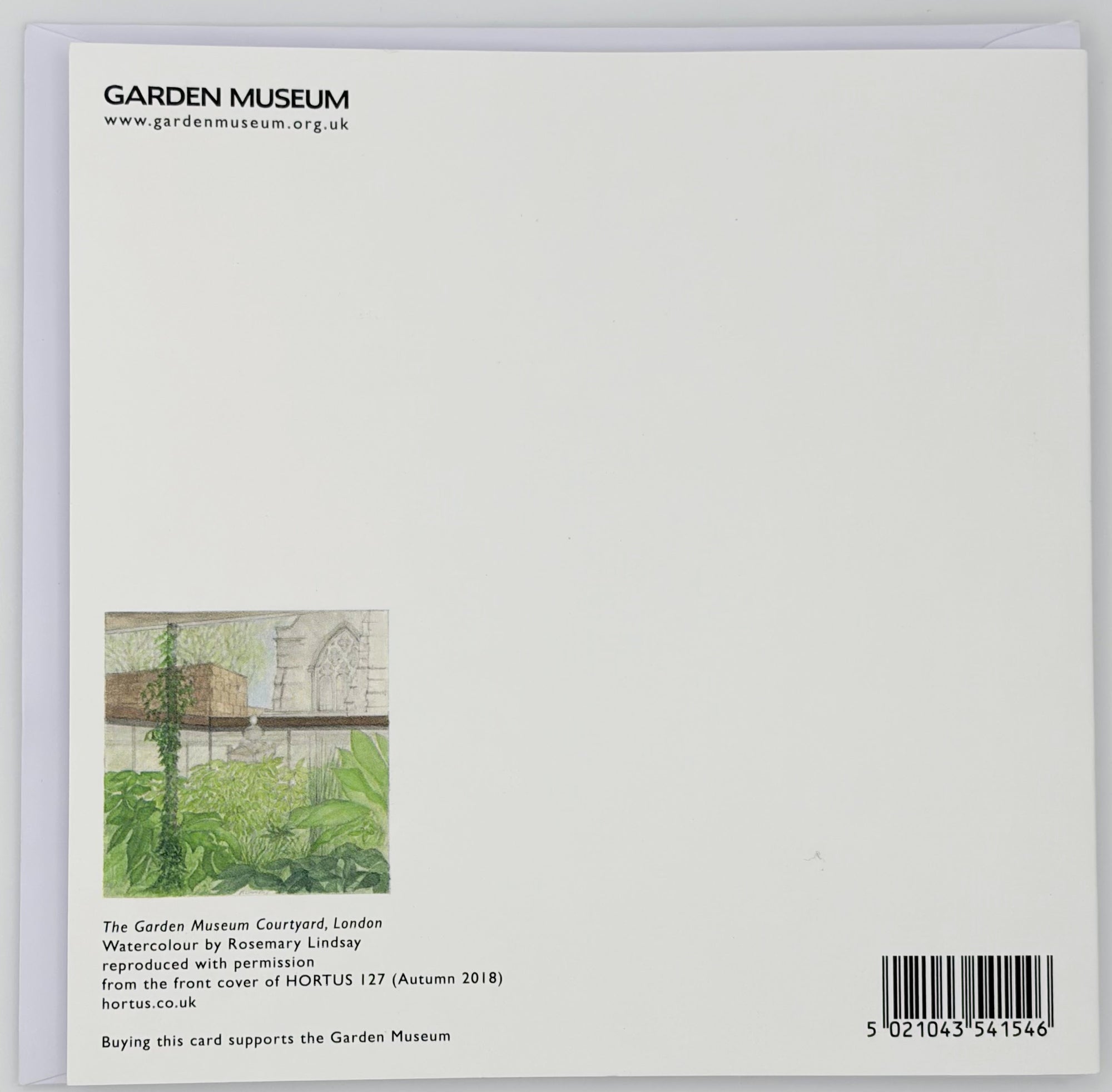 Garden Museum Season's Greetings Card