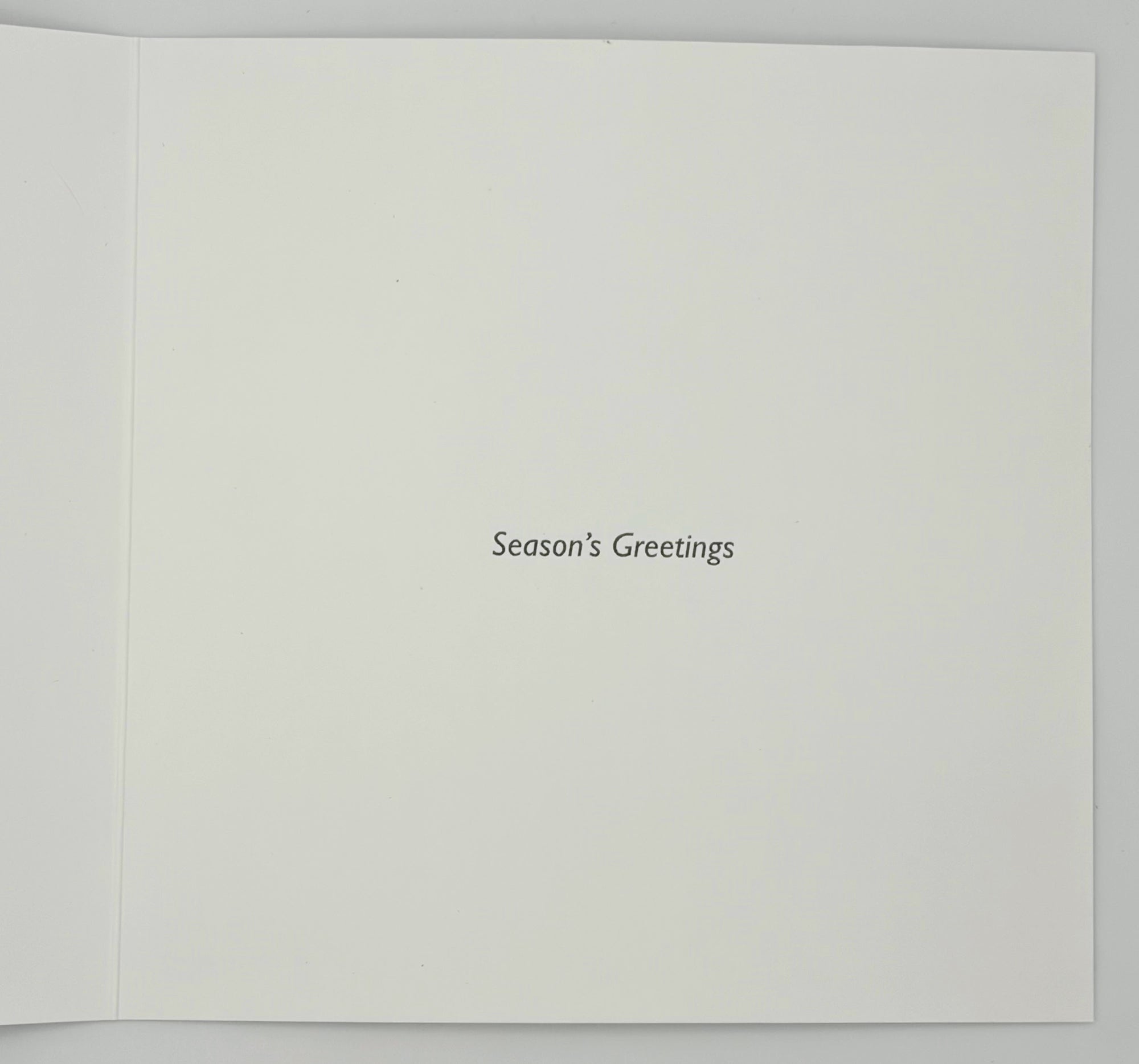 Garden Museum Season's Greetings Card