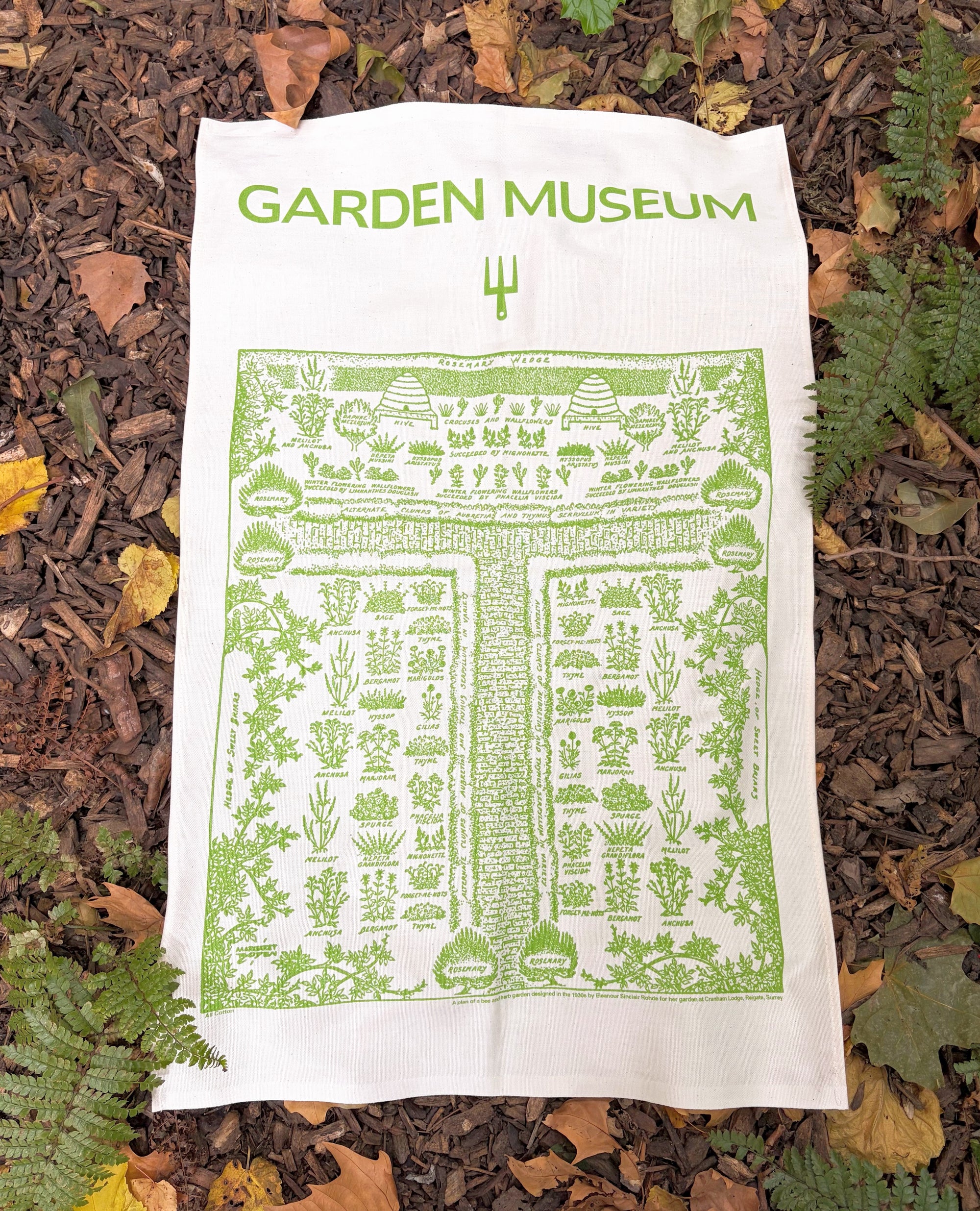 Garden Museum Tea Towel