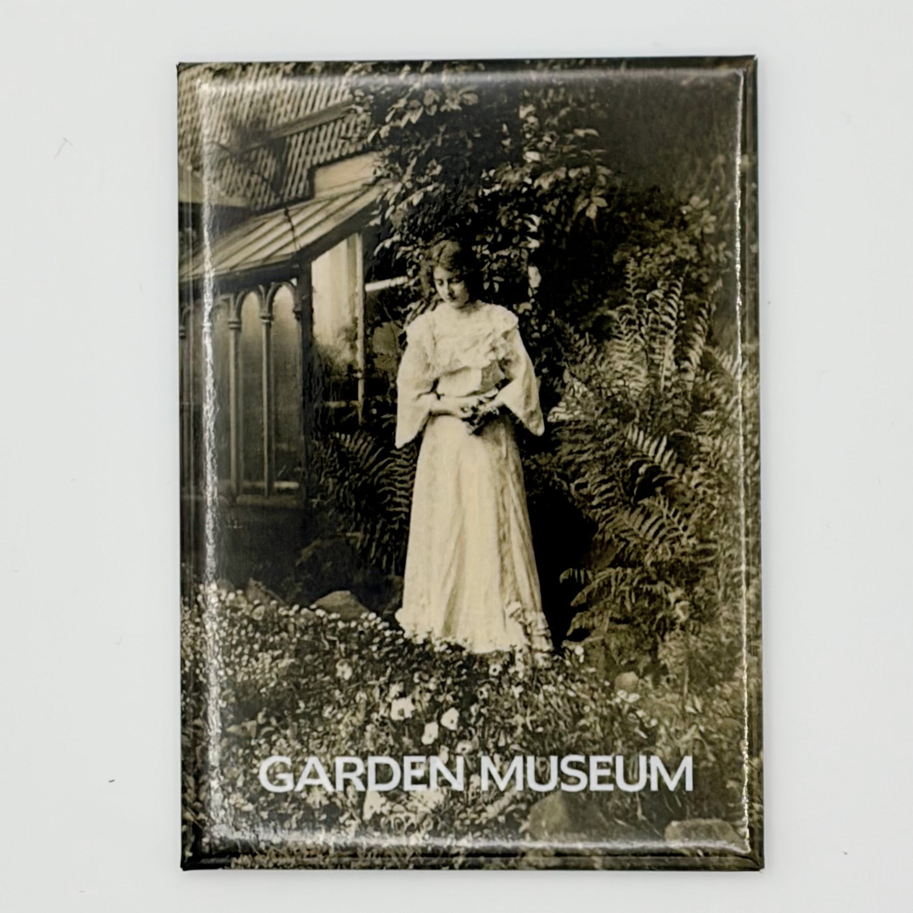 Lady in Garden Magnet