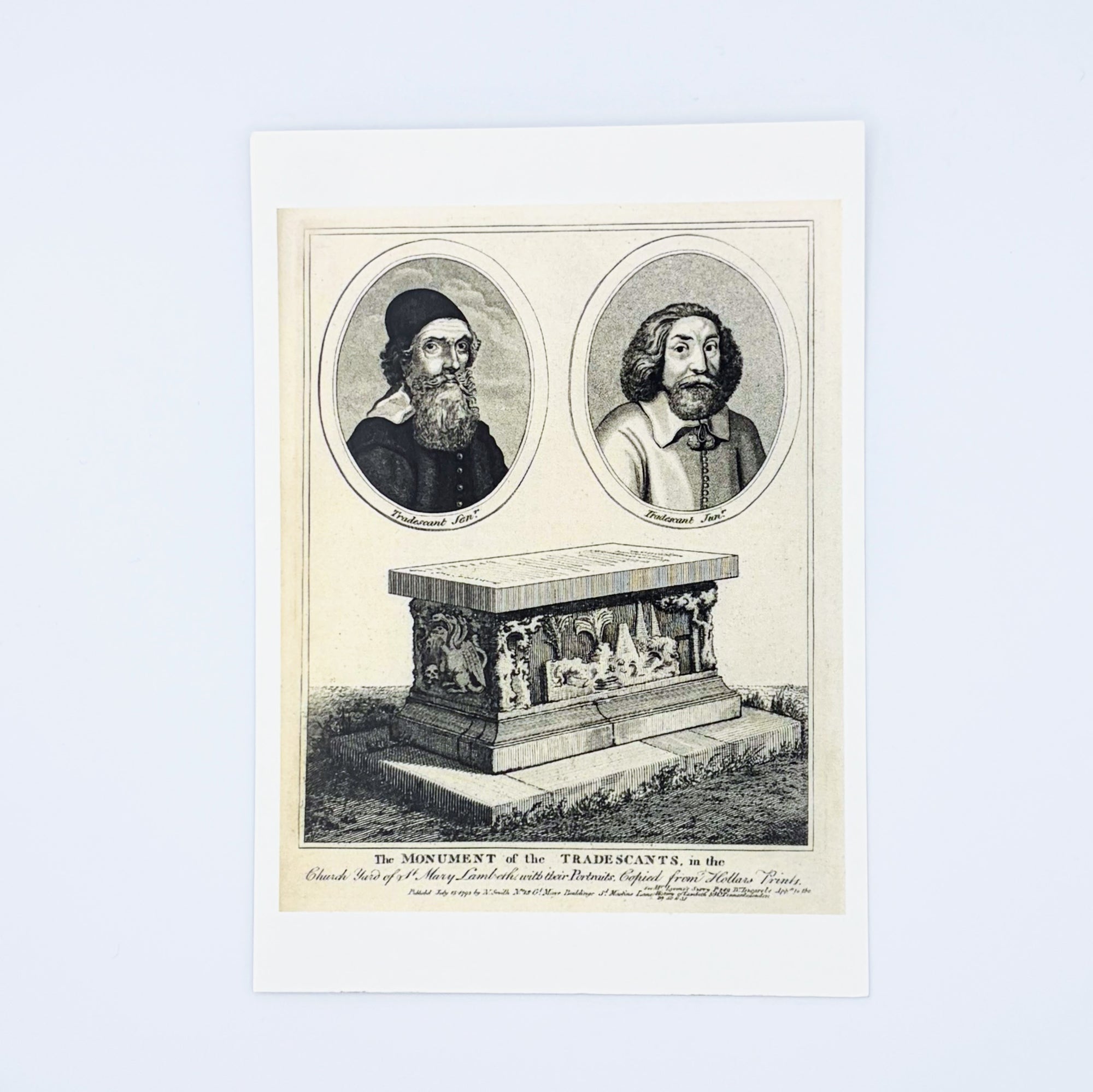 The Monument of the Tradescants Postcard