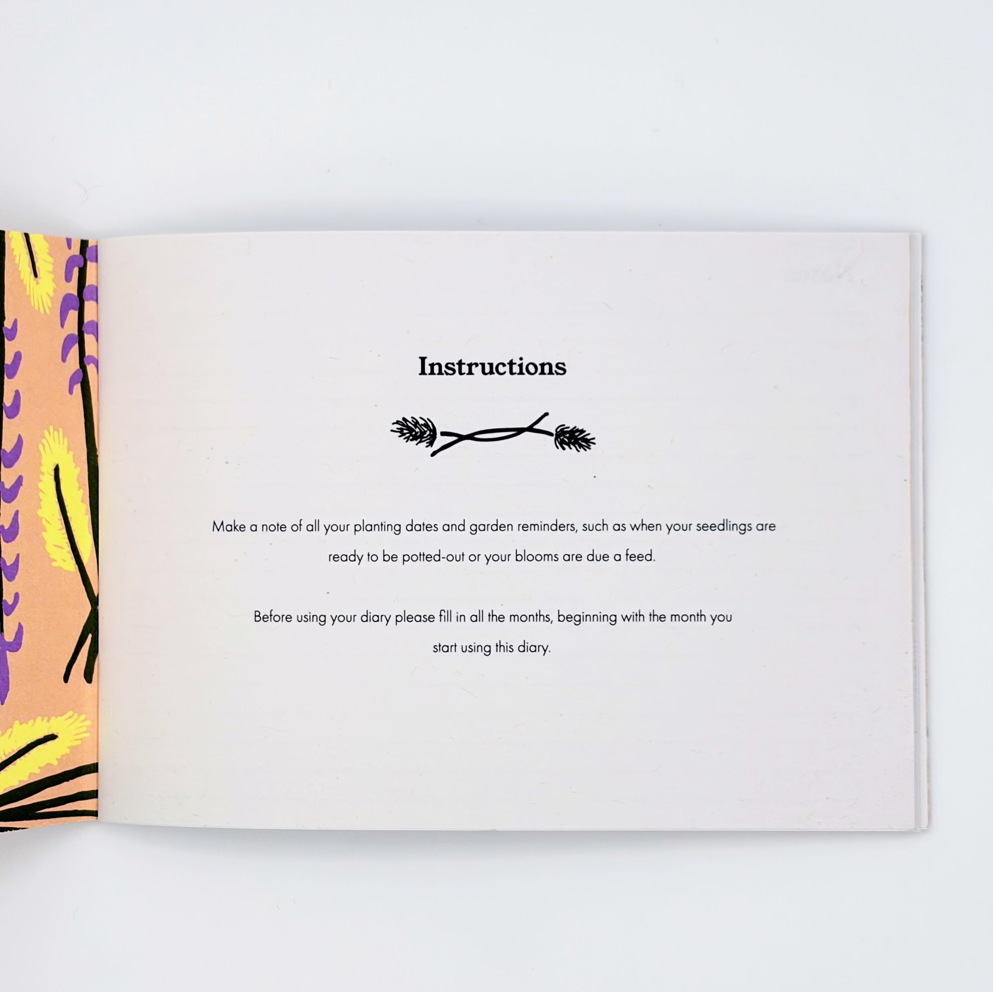 A Gardener's Year Diary (Dried Peach)