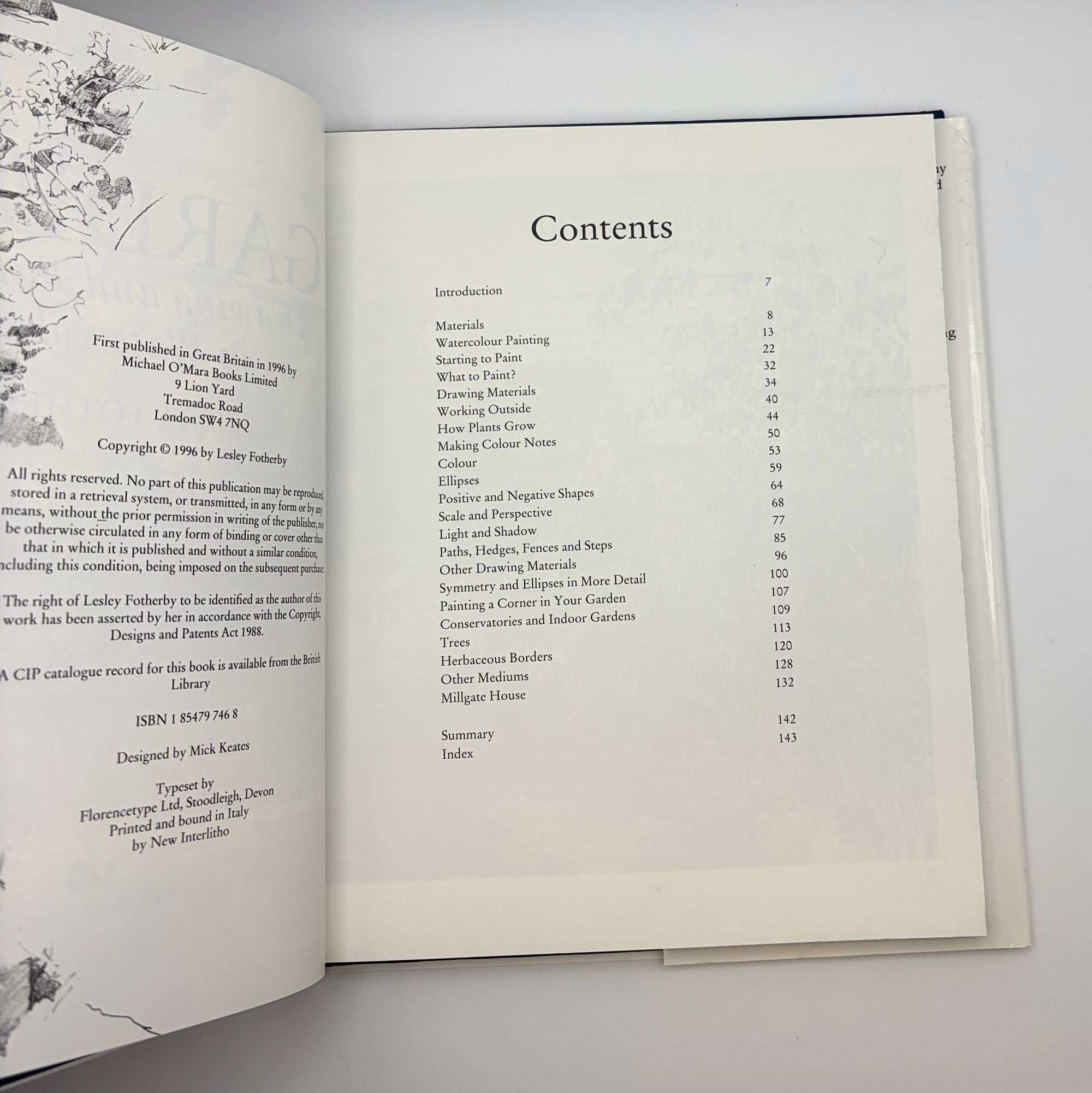 Gardens: Drawing and Painting in Watercolour