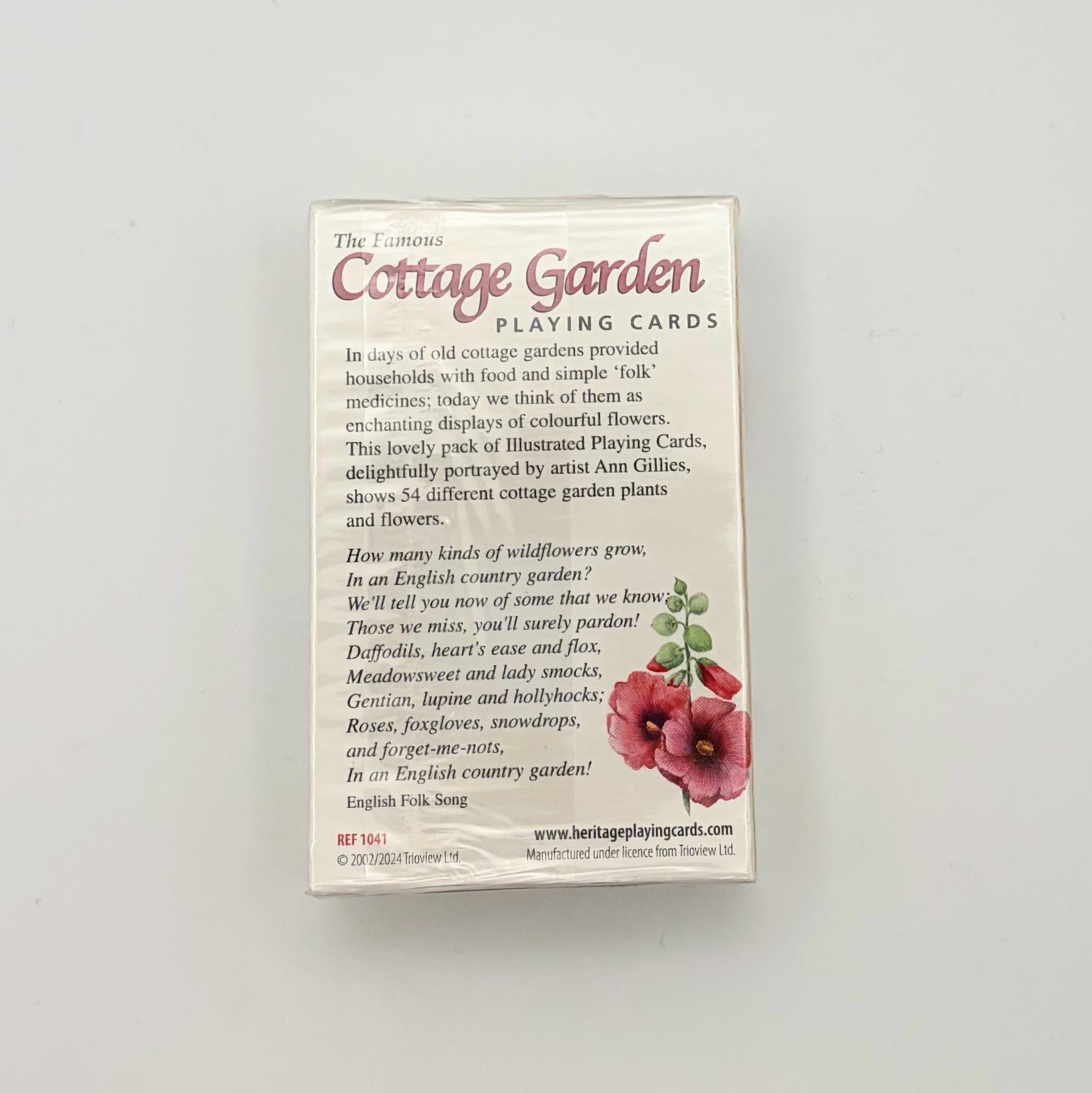 Cottage Garden Playing Cards