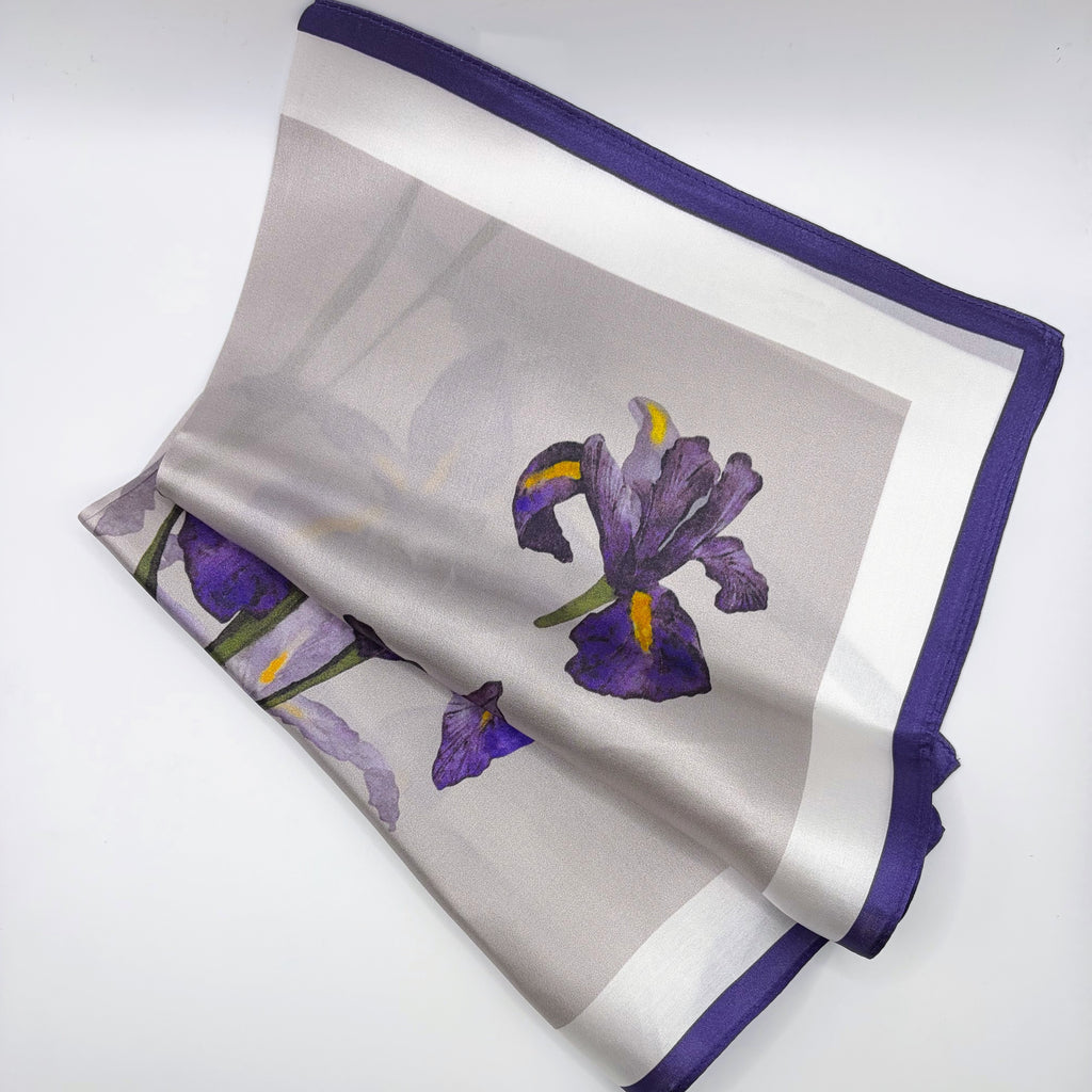 Iris Silk Scarf
