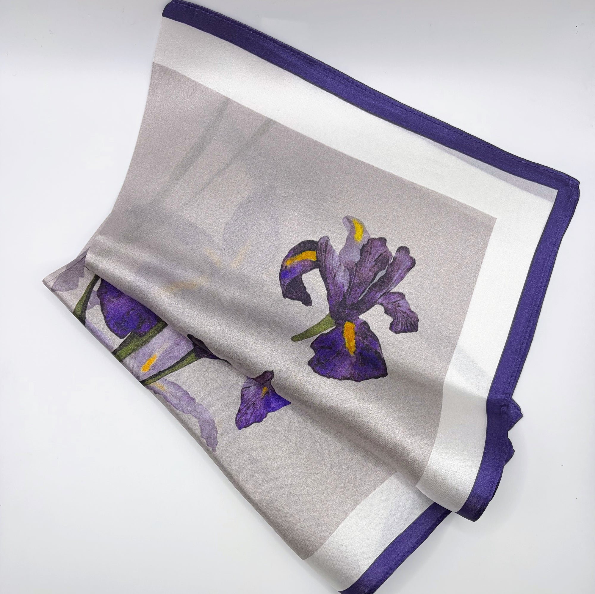 Iris Silk Scarf