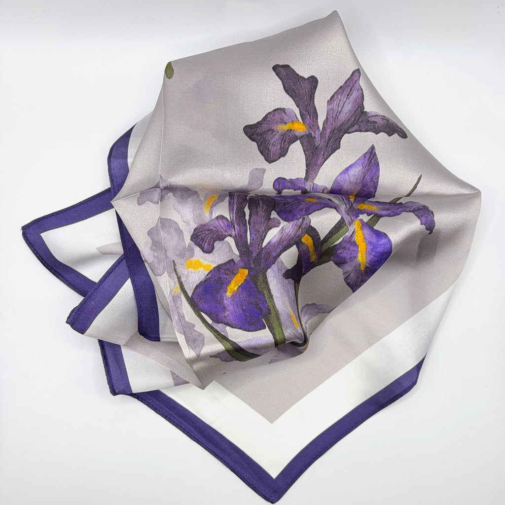 Iris Silk Scarf