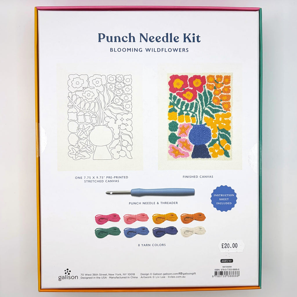Blooming Wildflowers Punch Needle Kit