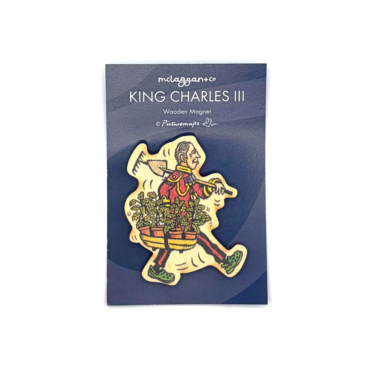 King Charles III Gardening Magnet