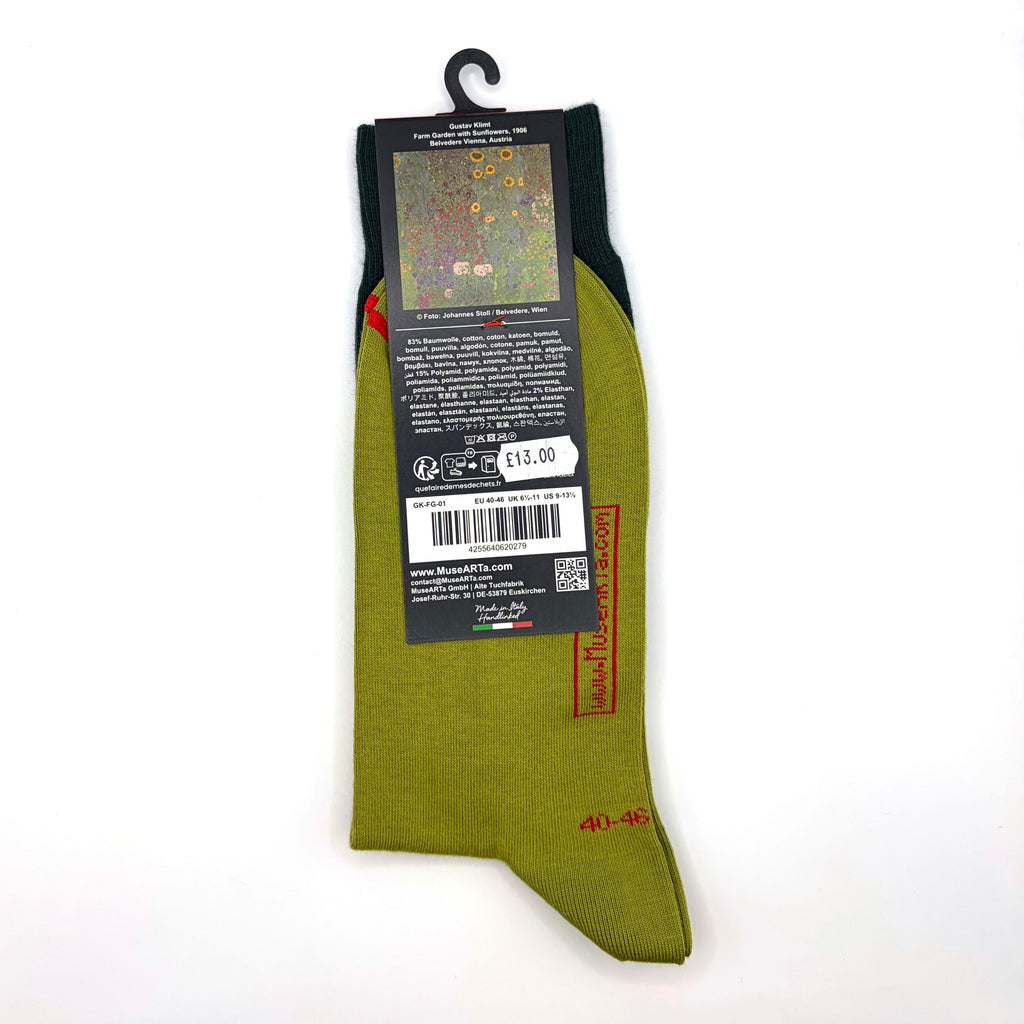 Gents Socks Klimt Farm Garden