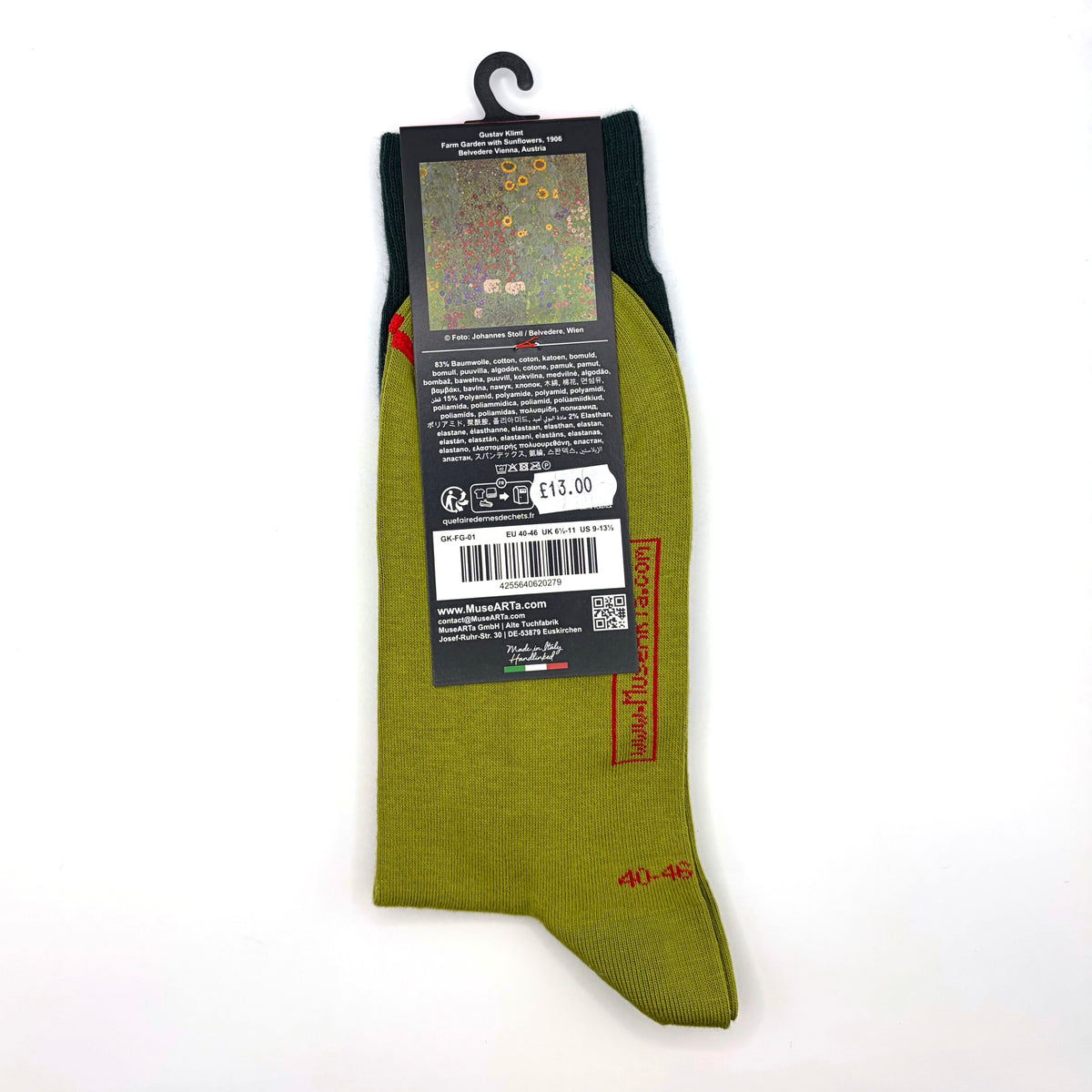 Gents Socks Klimt Farm Garden