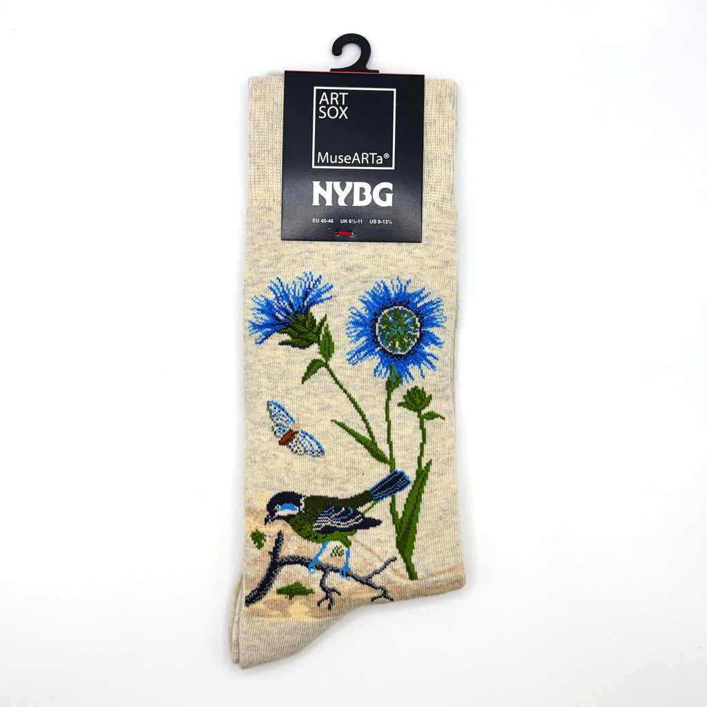 Gents Socks Buc'hoz Blue Safflower