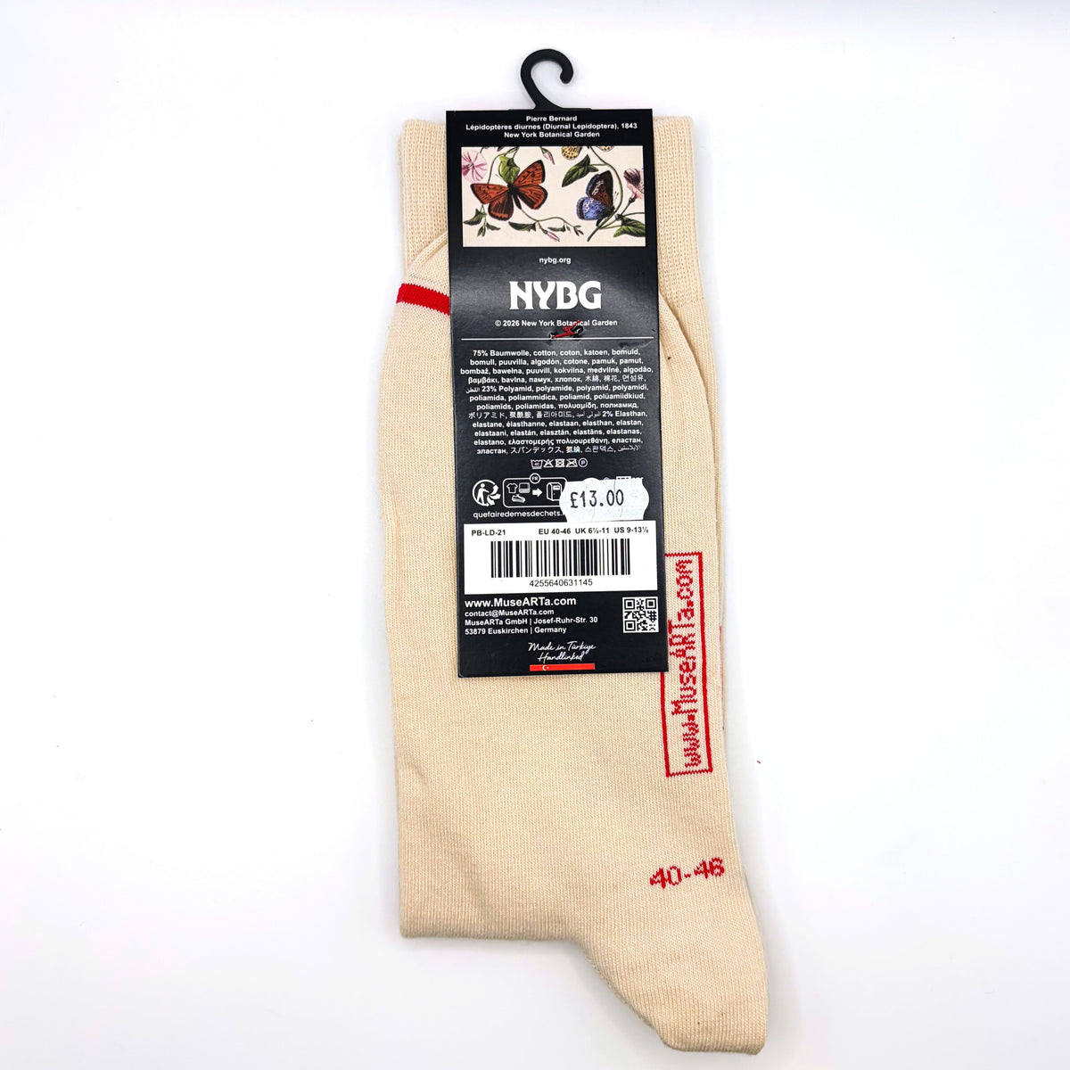 Gents Socks Bernard Lepidopteres