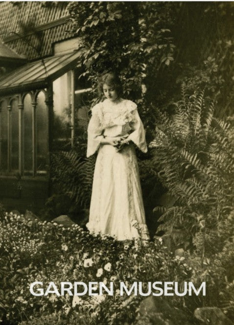 Lady in Garden Magnet