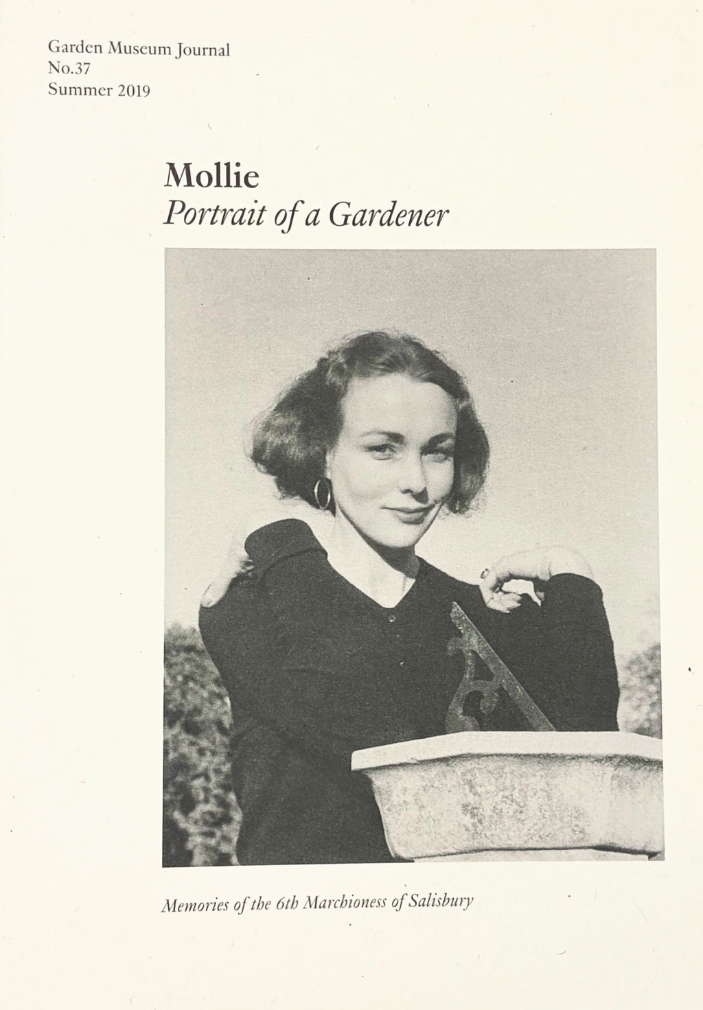 Garden Museum Journal No.37 | Mollie Portrait of a Gardener