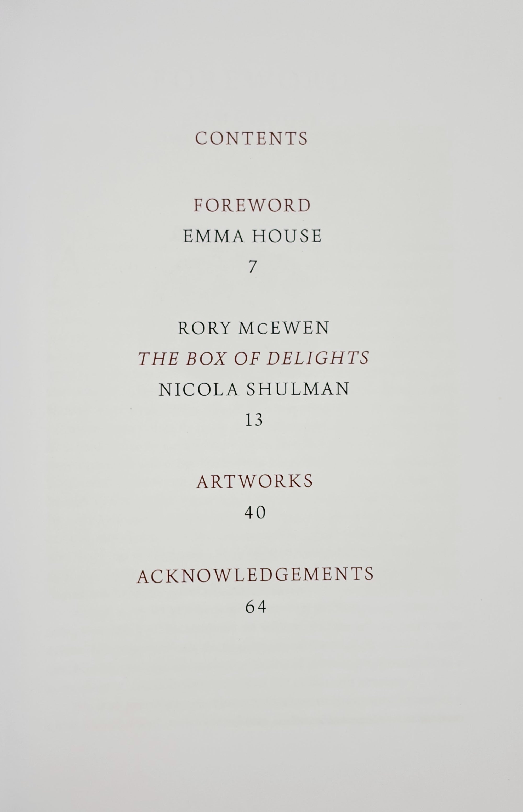 Rory McEwen: Nature's Song Catalogue