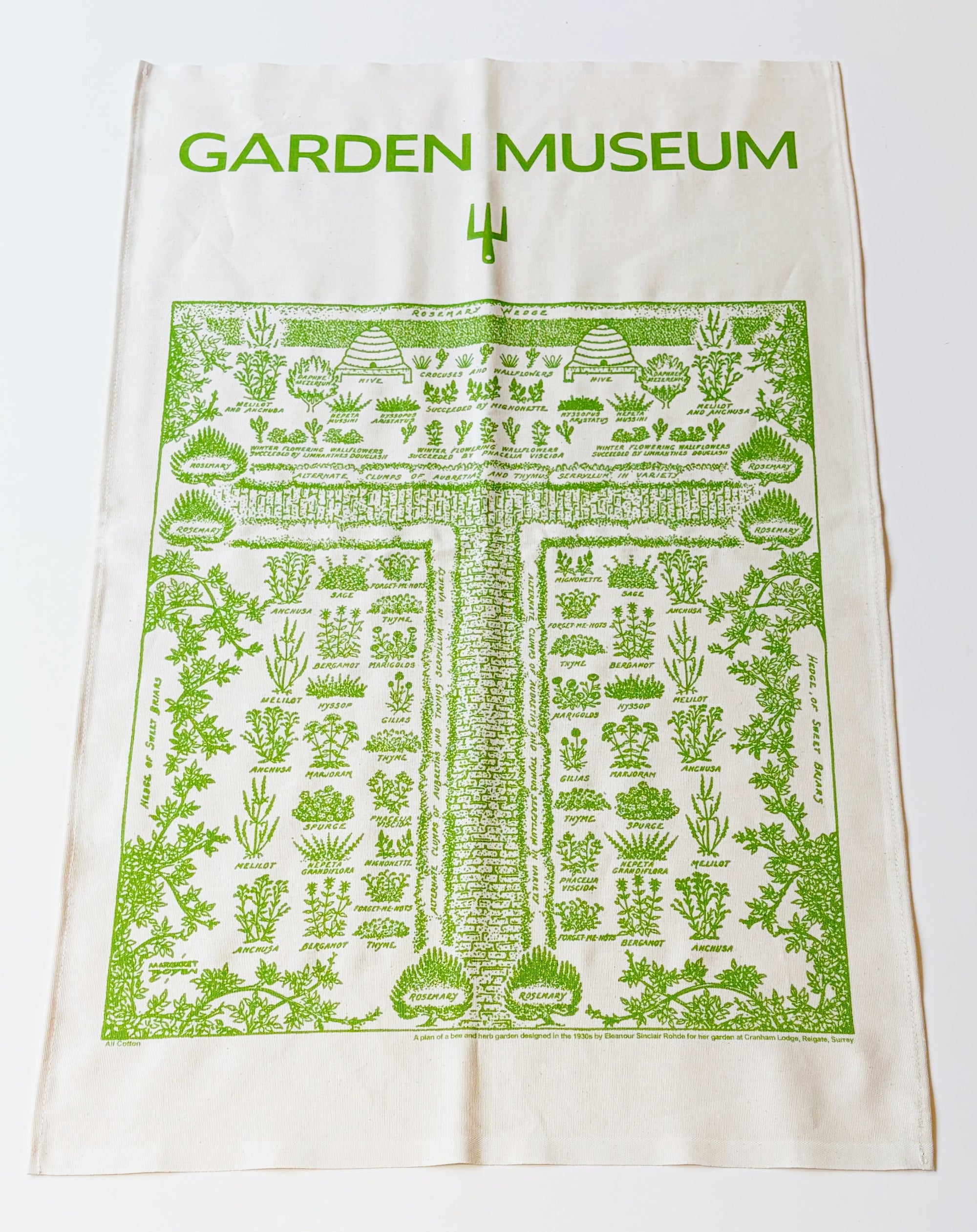 Garden Museum Tea Towel