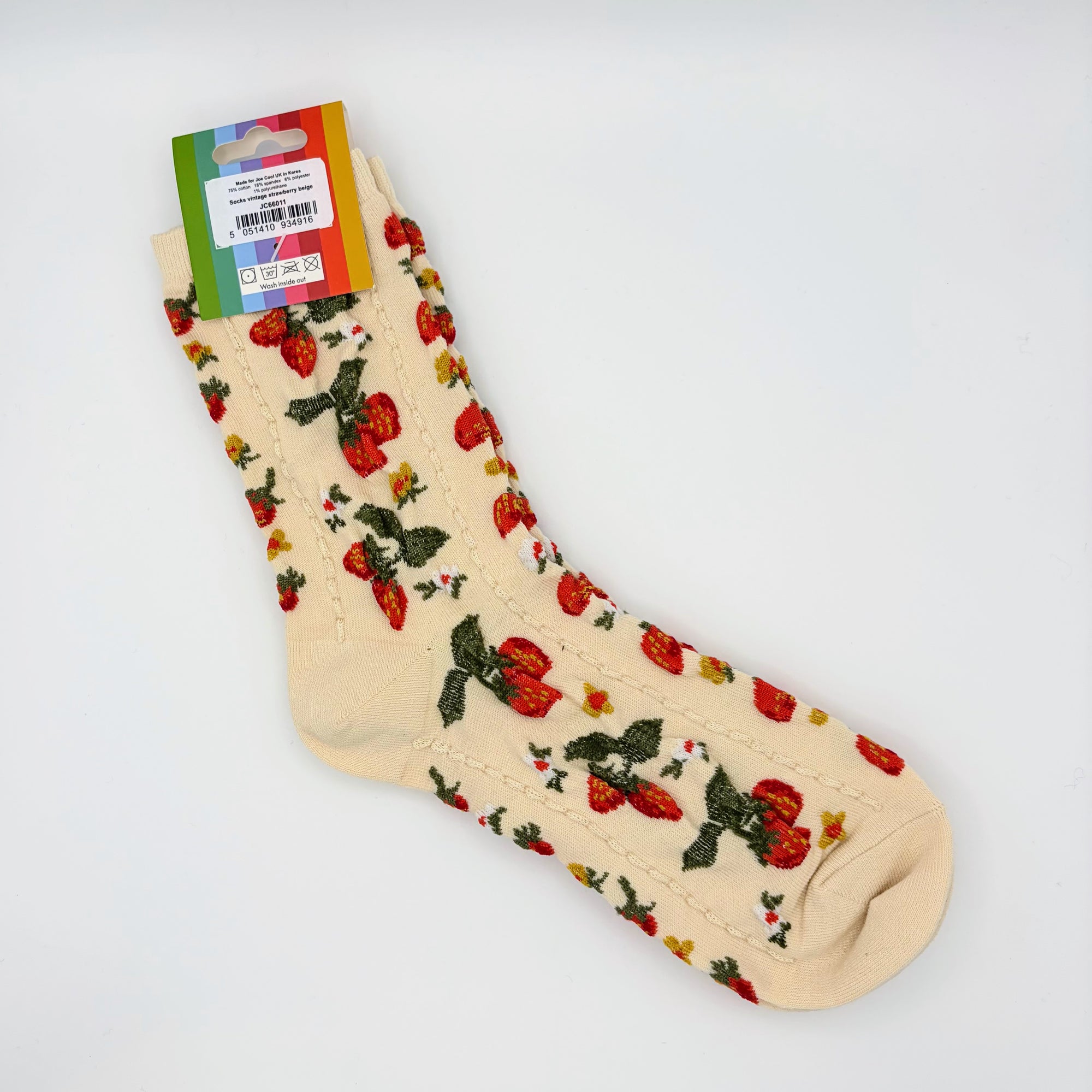 Vintage Strawberry Socks